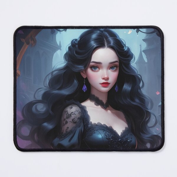 Item preview, Black Rose Princess – Dark Gothic Fairy Tale Art designed and sold by LootLion.