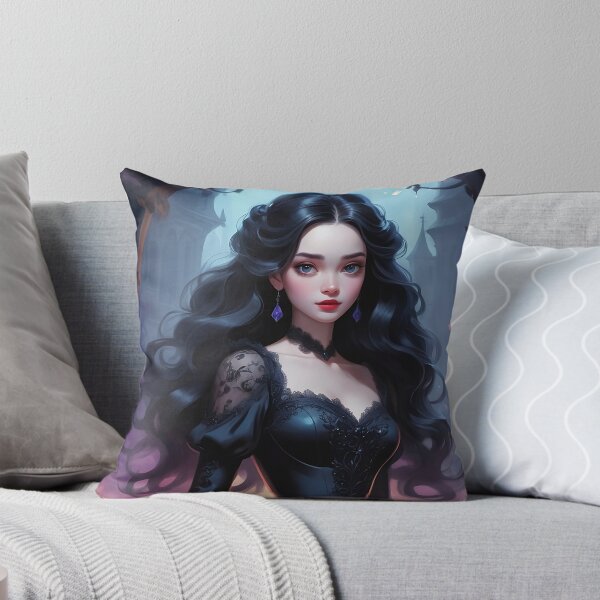 Item preview, Black Rose Princess – Dark Gothic Fairy Tale Art designed and sold by LootLion.