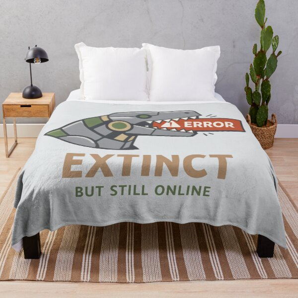 Item preview, Extinct But Still Online Robotic Dinosaur Tech Humor designed and sold by SplashTastic.