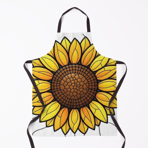 Item preview, Stained Glass Sunflower Icon designed and sold by pumsquare.