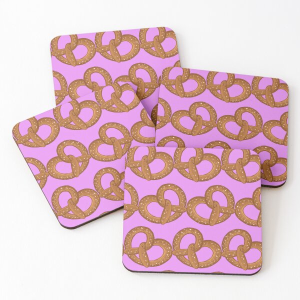 Item preview, Cute pretzels pink  designed and sold by SplodgeBlossom Illustration.