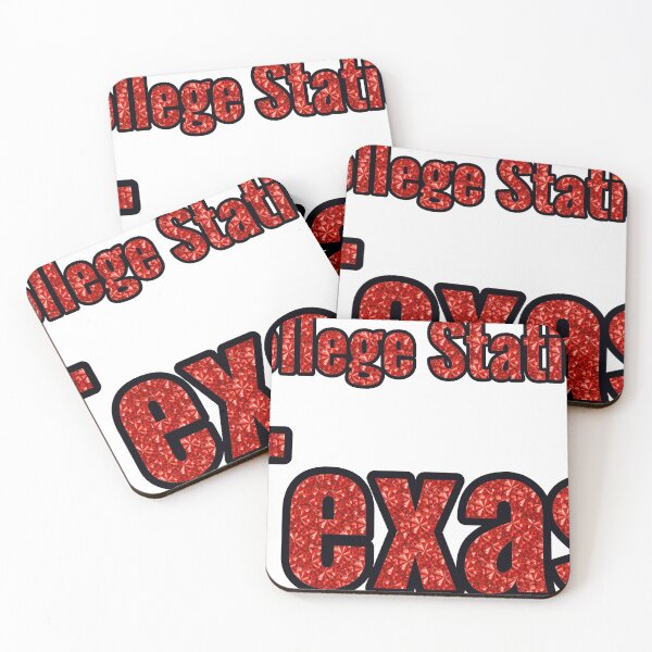 Item preview, College Station Texas City Name With Red Rhinestone designed and sold by TheIconSmith.