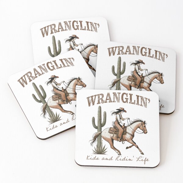 Item preview, Wranglin’ Kids – Western Cowgirl Mom Life Design designed and sold by Saxon Designs.