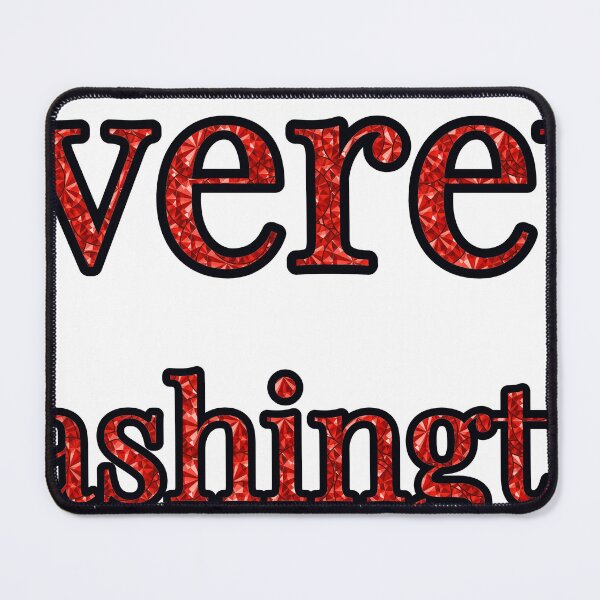 Item preview, Everett Washington City Name With Red Rhinestone designed and sold by TheIconSmith.
