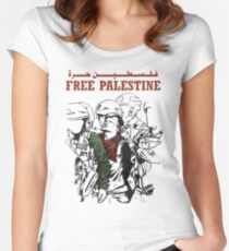 FREE PALESTINE Women's Fitted Scoop T-Shirt