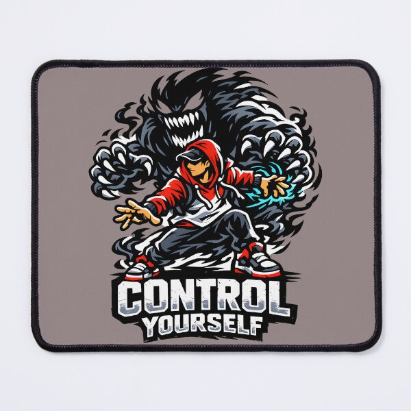 Item preview, Control Yourself Gym T-Shirt – Beast Discipline Motivational Workout Streetwear Design designed and sold by RAW-LINE.