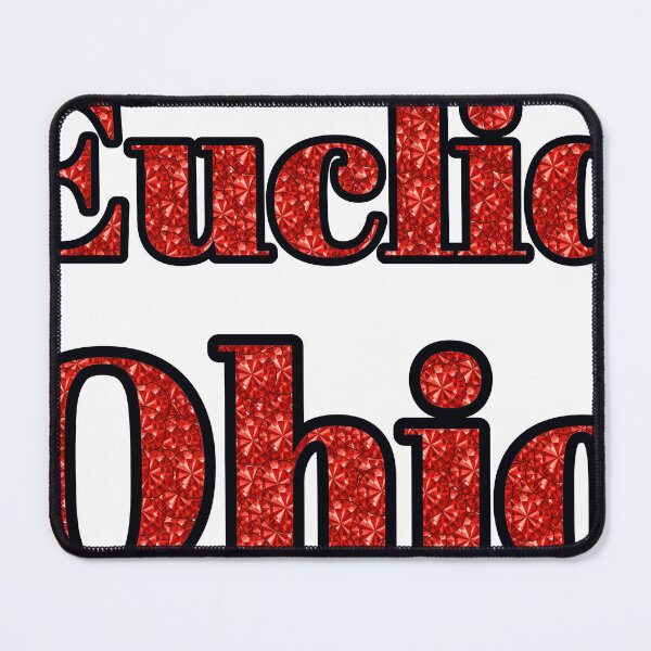 Item preview, Euclid Ohio City Name With Red Rhinestone designed and sold by TheIconSmith.