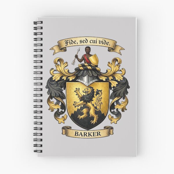 Item preview, The Barker Family Coat of Arms designed and sold by BagTown Clans.