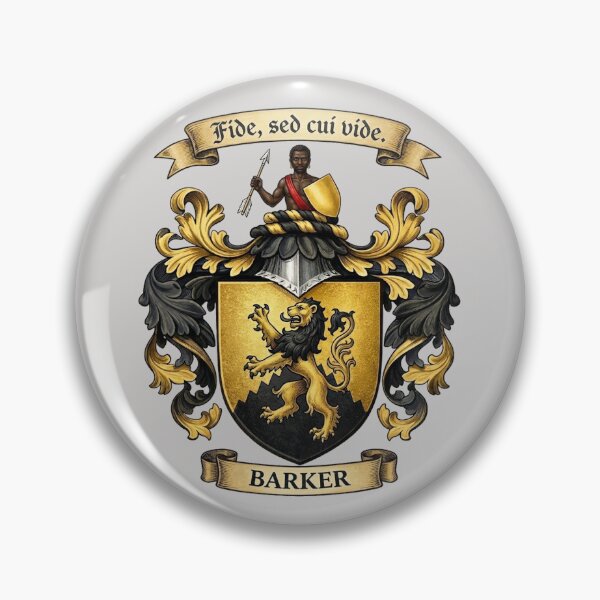 Item preview, The Barker Family Coat of Arms designed and sold by BagTown Clans.