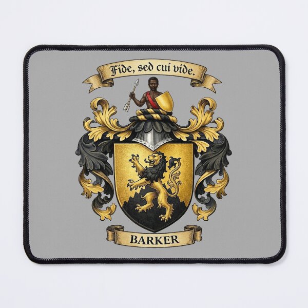 Item preview, The Barker Family Coat of Arms designed and sold by BagTown Clans.