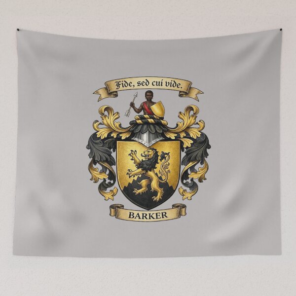 Item preview, The Barker Family Coat of Arms designed and sold by BagTown Clans.