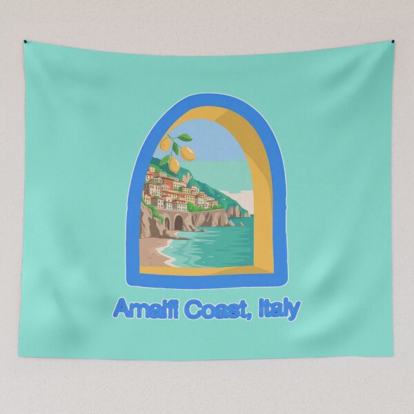 Item preview, Amalfi Coast Arch Frame T-Shirt Design designed and sold by Timeless Design.