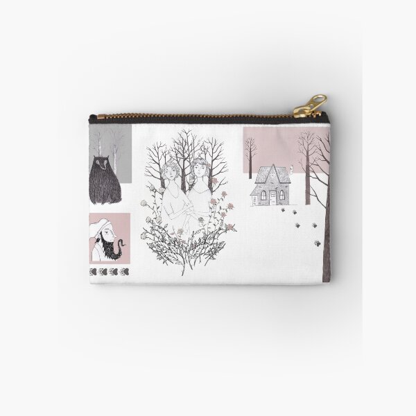 Item preview, Snow white and rose red panel illustration designed and sold by littlegothling.