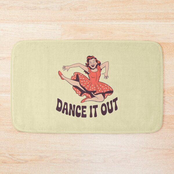 Item preview, Dance It Out Retro Pinup Girl Joyful Movement designed and sold by SplashTastic.