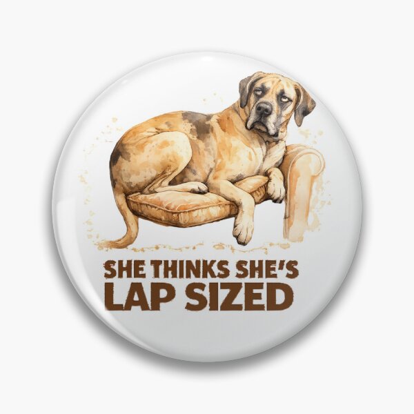 Item preview, She Thinks She’s Lap Sized — Great Dane Mom Shirt — Watercolour — Dog Mom Gift designed and sold by PawMuse Studio.