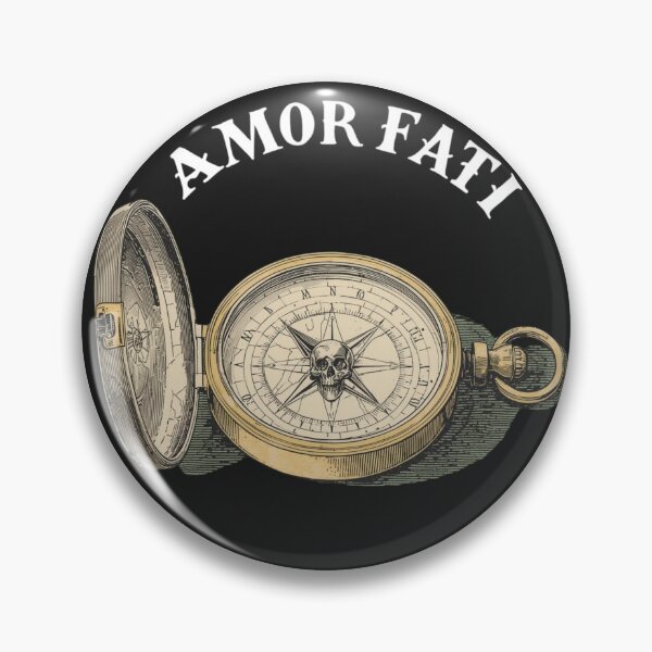 Item preview, Amor Fati Love Your Fate Skull Compass | Dark Academia designed and sold by VENOHA.