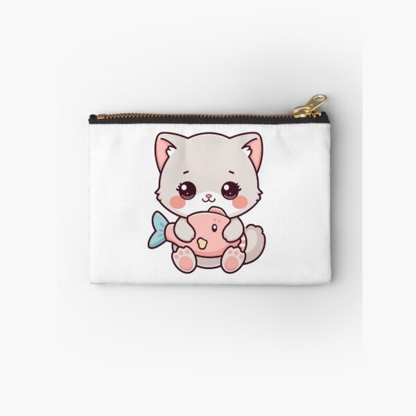 Item preview,  Kitten with Fish Plush designed and sold by PastelPaws Atelier.