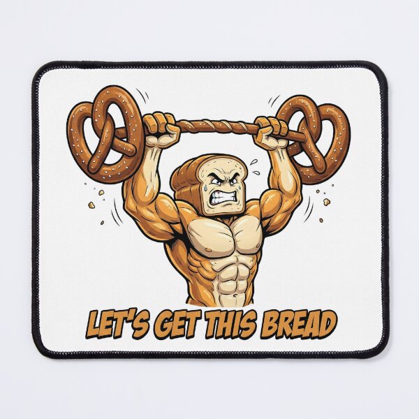 Item preview, Let's Get This Bread Buff Gym Loaf designed and sold by Kvarny.