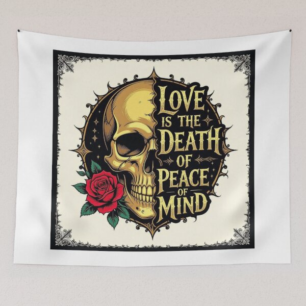Item preview, Love is the Death of Peace of Mind  designed and sold by Shs-Kenya.