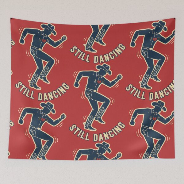 Item preview, Still Dancing Cowboy Heartbreak Art Western Lifestyle designed and sold by SplashTastic.