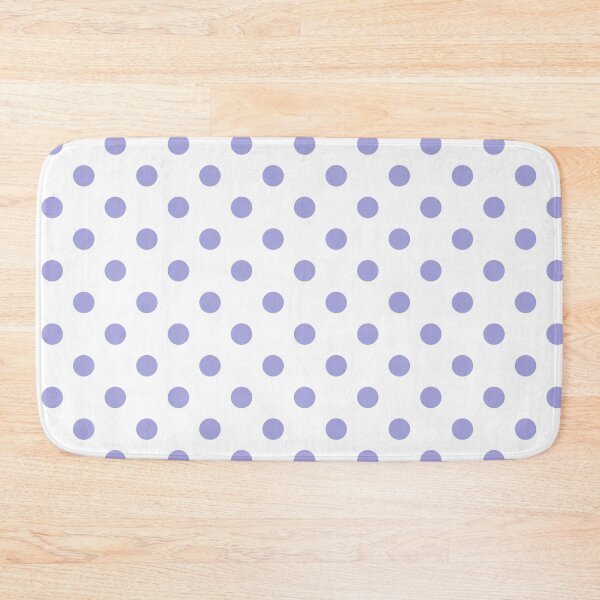 Item preview, White Polka Dots on Pastel Lilac  designed and sold by POLKAIWERX.