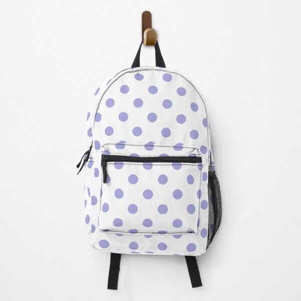Item preview, White Polka Dots on Pastel Lilac  designed and sold by POLKAIWERX.