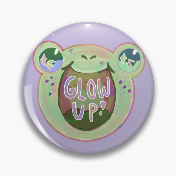Item preview, Sparkly Glow Up - Froggy Face designed and sold by GGRavenWorks.