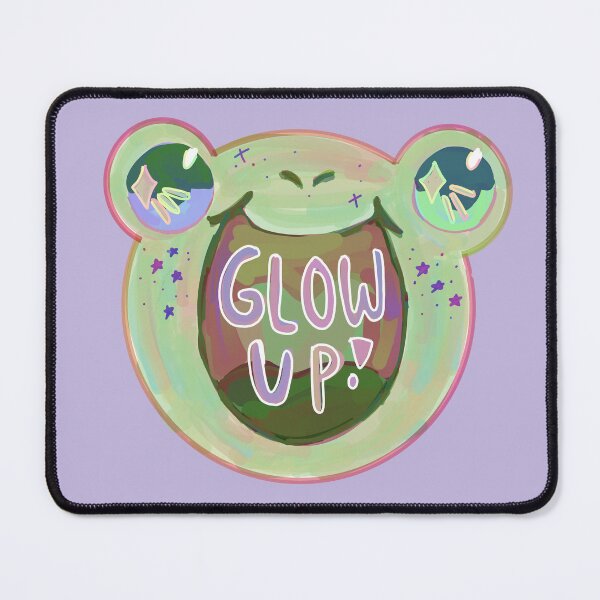 Item preview, Sparkly Glow Up - Froggy Face designed and sold by GGRavenWorks.