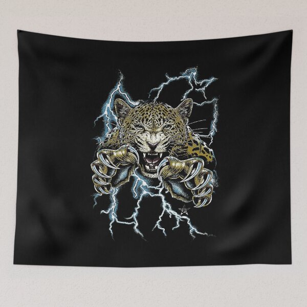 Item preview, Electric Jaguar Lightning Strike Vintage 90s designed and sold by Krasnovaovaova.