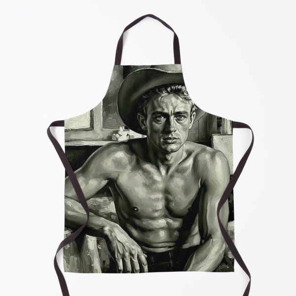 Item preview, The Texas Rebel: James Dean "Giant" Monochromatic Impasto Portrait designed and sold by Art's Diner.