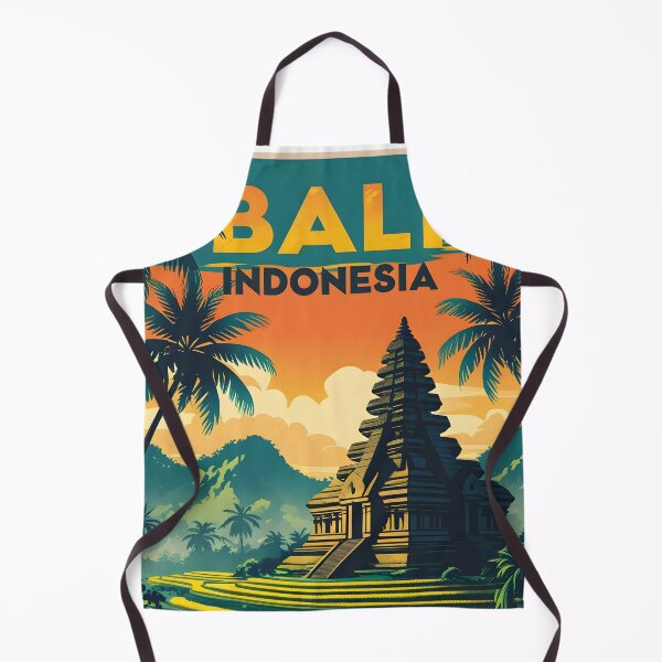 Item preview, Bali tropical sunset palms indonesia travel beach vibes summer sea designed and sold by MapSoul.