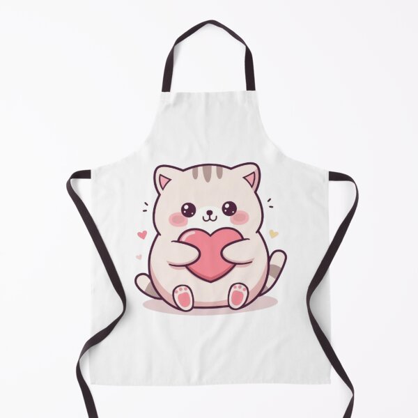 Item preview,  Cat Hugging Heart Kawaii Pastel  designed and sold by PastelPaws Atelier.