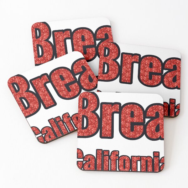 Item preview, Brea California City Name With Red Rhinestone designed and sold by TheIconSmith.