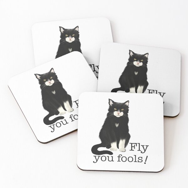 Item preview, Grumpy Cat - Fly You Fools! - Intense Stare Meme Pop Culture designed and sold by KBOR.