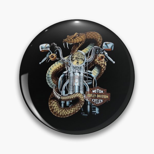 Item preview, Vintage Biker Rattlesnake Motorcycle 90s Style designed and sold by Krasnovaovaova.