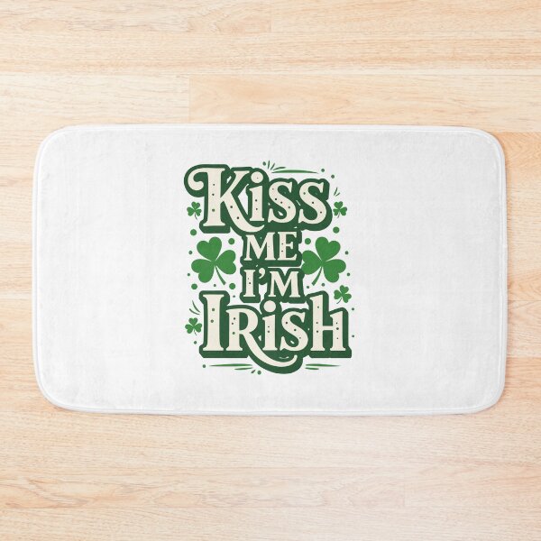 Item preview, Kiss Me I’m Irish Retro Shamrock Celebration Design designed and sold by taiche.