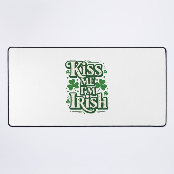 Item preview, Kiss Me I’m Irish Retro Shamrock Celebration Design designed and sold by taiche.