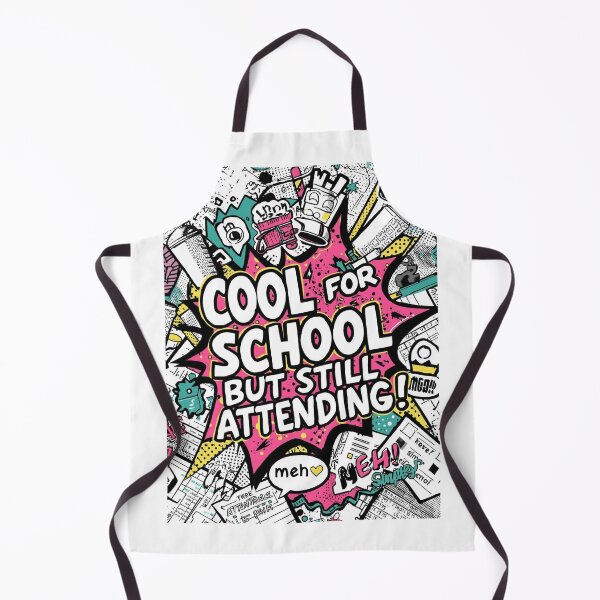 Item preview, Too Cool For School Still Attending Pop Art Graffiti Design designed and sold by ConfuseLab Shop.