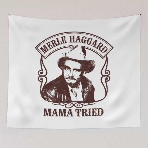 Item preview, Merle Haggard Mama Tried designed and sold by Fadi Yaghi.