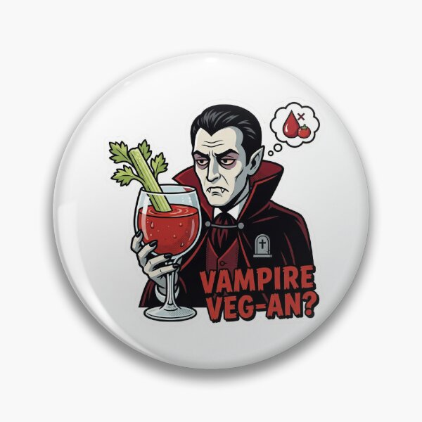 Item preview, Disappointed Vampire Vegan Bloody Mary Art designed and sold by Kvarny.