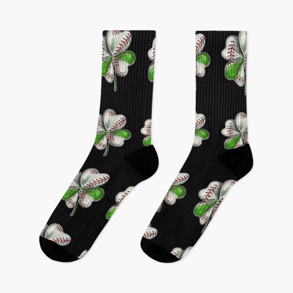 Item preview, St Patricks Day Four Leaf Clover Gift For Baseball Lover designed and sold by Thread&Fable.