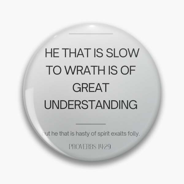 Item preview, Proverbs 14:29 designed and sold by Undonemadenew.