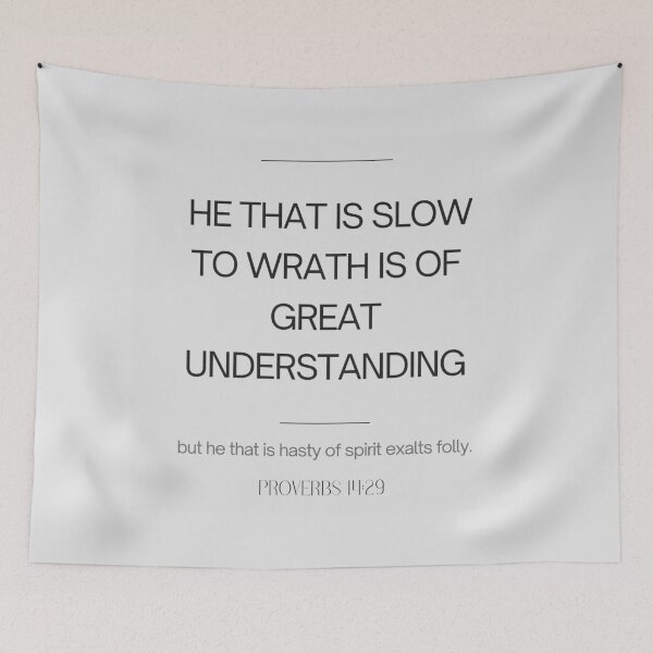 Item preview, Proverbs 14:29 designed and sold by Undonemadenew.