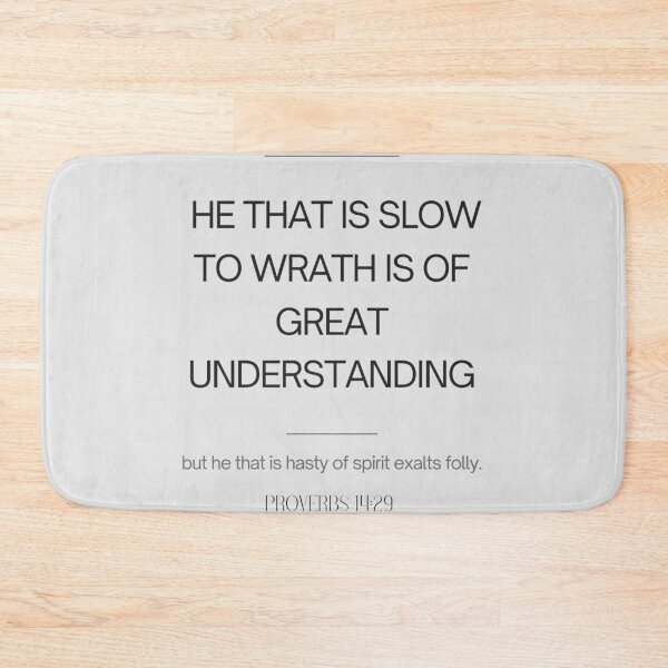 Item preview, Proverbs 14:29 designed and sold by Undonemadenew.