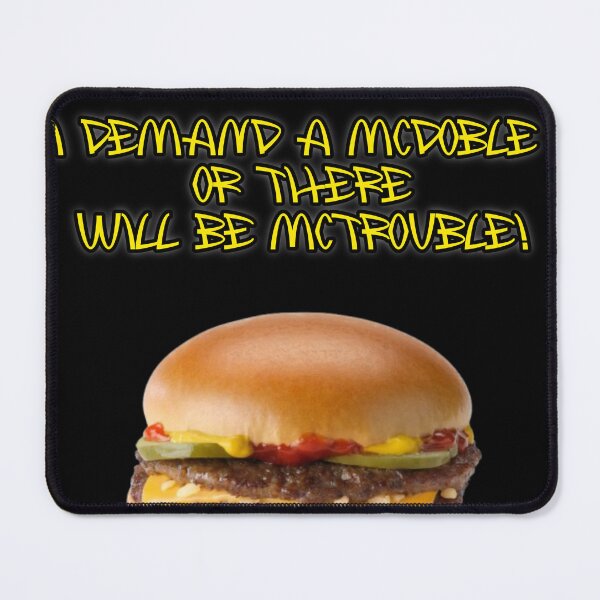 Item preview, Funny McDonald's McDouble Or McTrouble designed and sold by Cat Haven & Rescue .