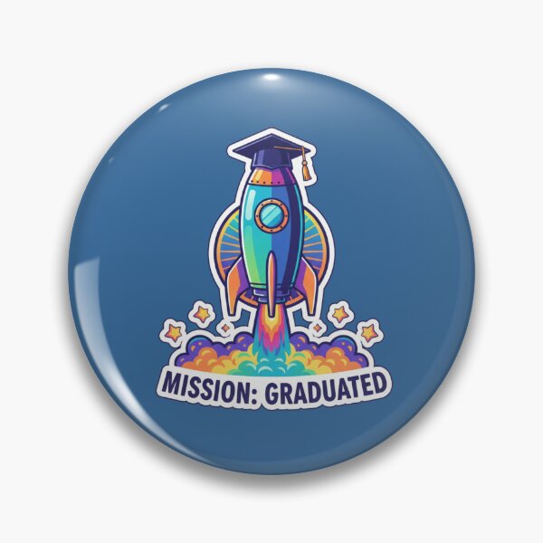 Item preview, Mission Graduated Rocket - Graduation Design designed and sold by PrintBreeze.