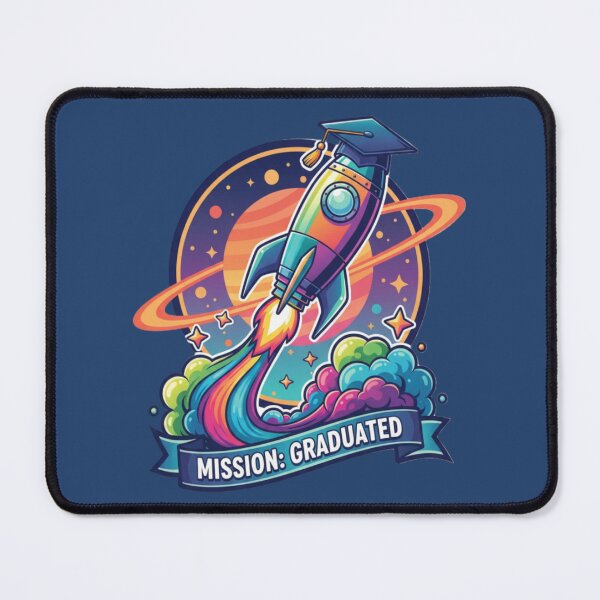 Item preview, Mission Graduated Rocket - Graduation Design designed and sold by PrintBreeze.