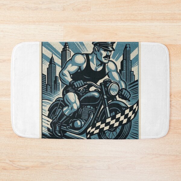 Item preview, Vintage Leather Daddy Tom of Finland Tribute Chicago Biker Pride Graphic Design designed and sold by ItsAKinkThing.