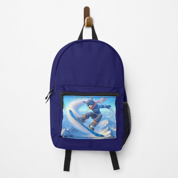 Item preview, Snowboard Trick – Whimsical Winter Adventure designed and sold by Dogandesighn.