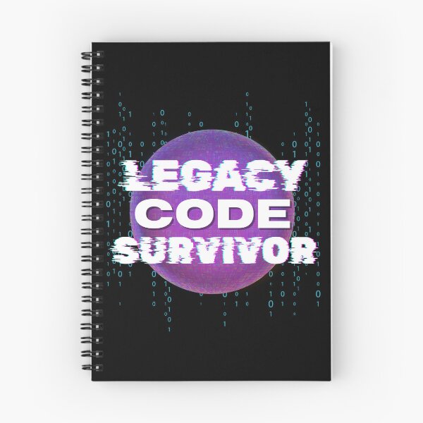 Item preview, Legacy Code Survivor - Retro Glitch Binary Tech Humor designed and sold by JB-designstudio.